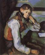 Paul Cezanne Boy in a Red Waistcoat Spain oil painting reproduction